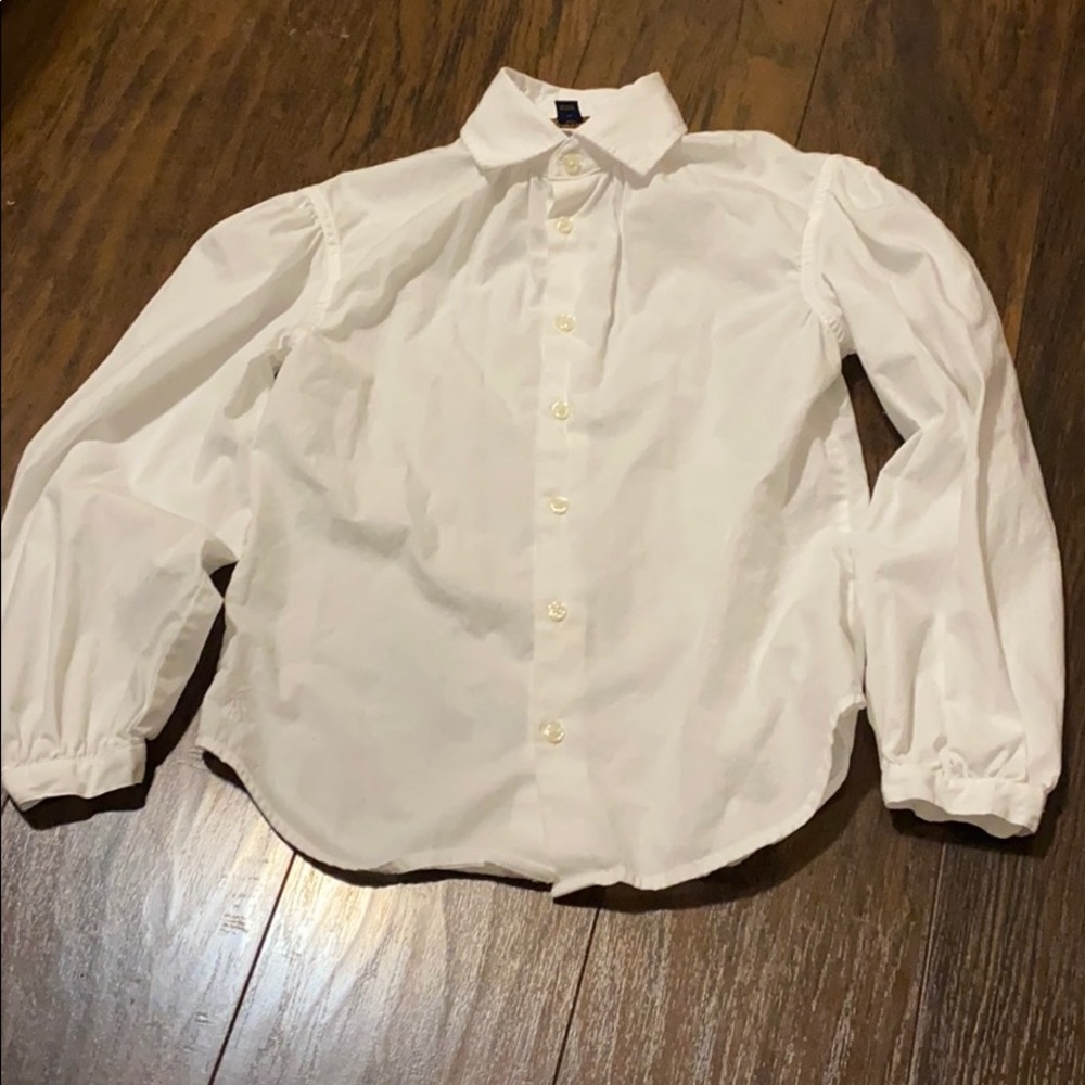 Extra cute white Ralph Lauren shirt for girls